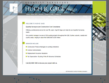 Tablet Screenshot of hughbgage.com.au